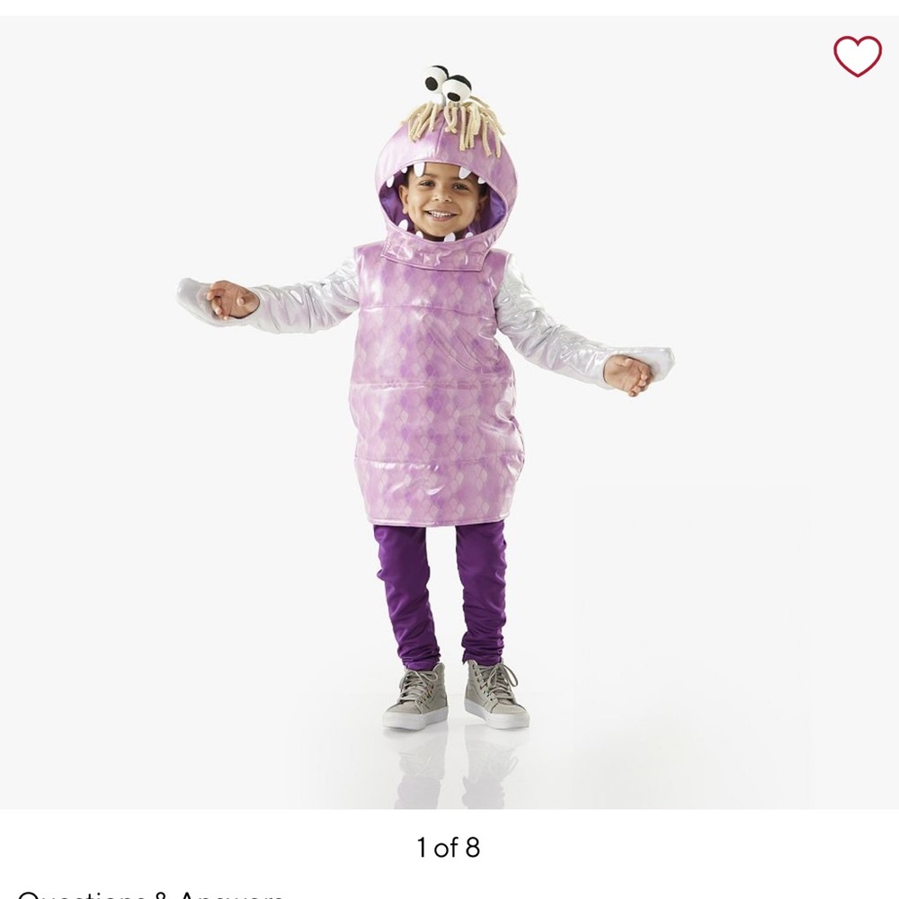 Pottery Barn Kids Purple and Silver Costume